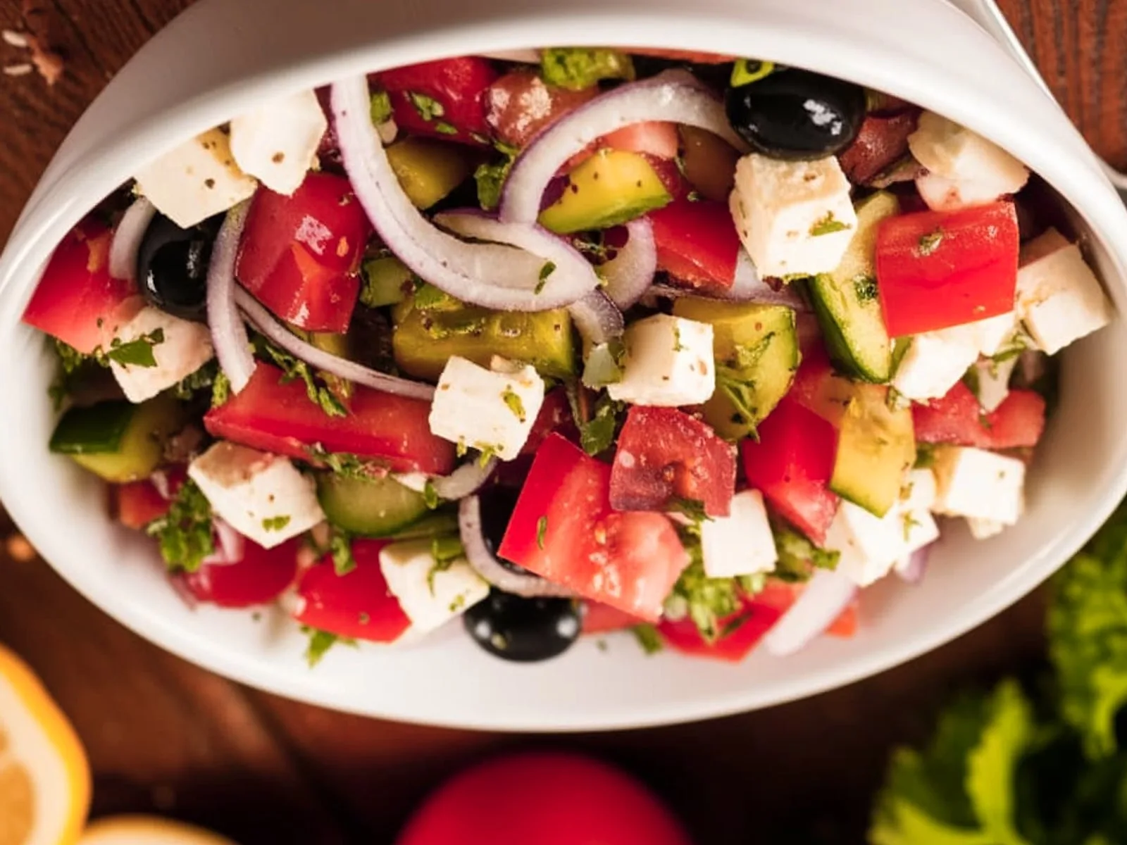 Sallate Me Laker Te Bardhe - Receta Tradicionale - recetë tradicionale shqiptare sallatë nga Korçë