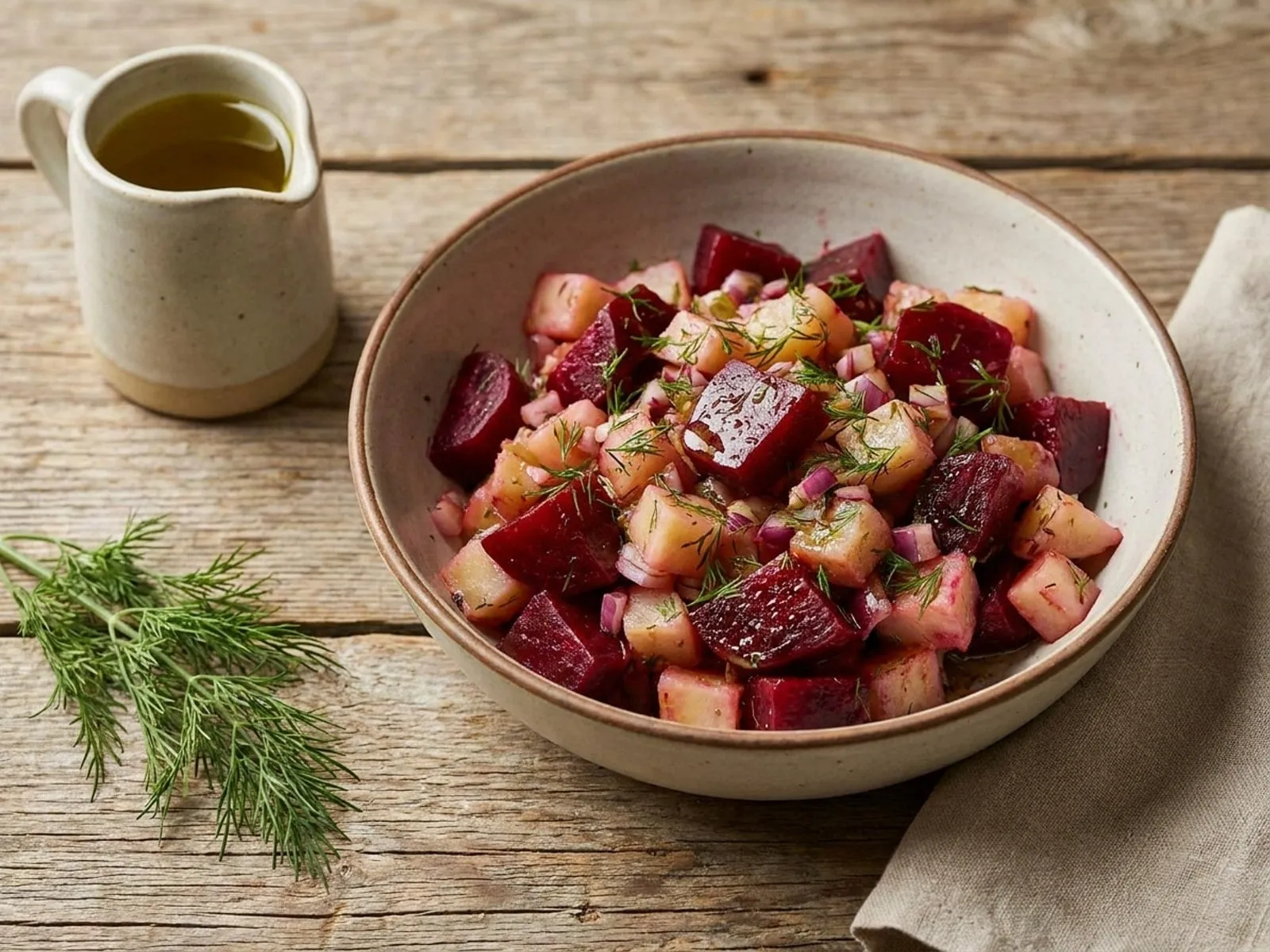 Sallate Me Panxhar Të Kuq - Receta Familjare në Shtëpi - recetë tradicionale shqiptare sallate nga Shkoder