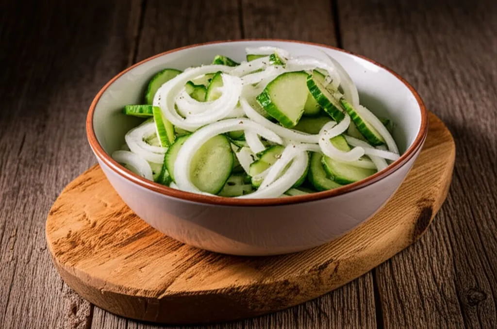 Sallatë me Qitro dhe Qepë - recetë tradicionale shqiptare sallatë