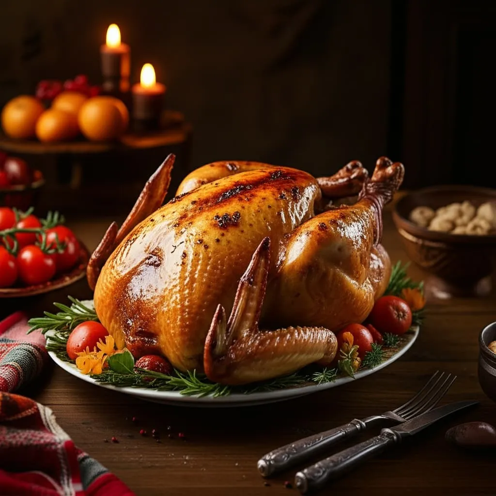 Sekretet e Pjekjes Perfekte të Gjelit të Vitit Të Ri - Recetë tradicionale shqiptare