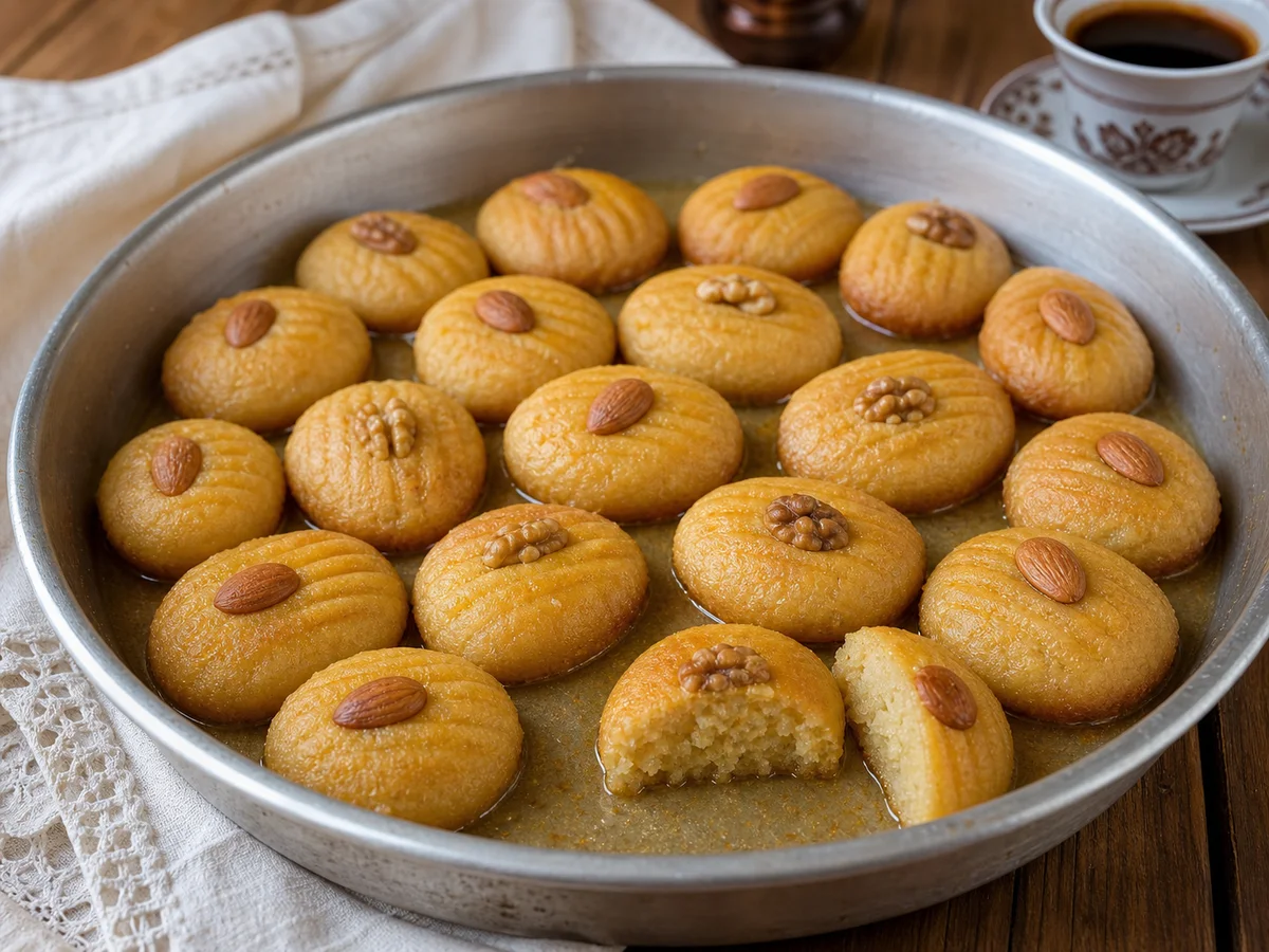 Sheqerpare me Sherbet: Receta Tradicionale - recetë tradicionale shqiptare ëmbëlsira nga Shqipëri