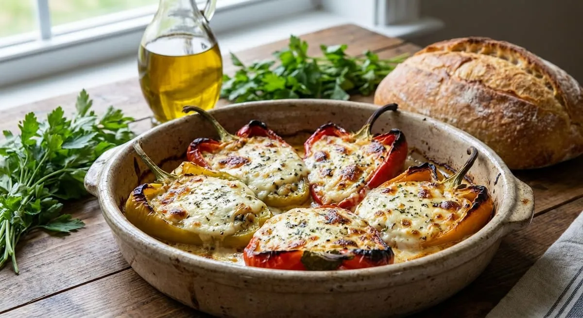 Speca me Gjize - Receta Tradicionale - recetë tradicionale shqiptare perimet nga Berat