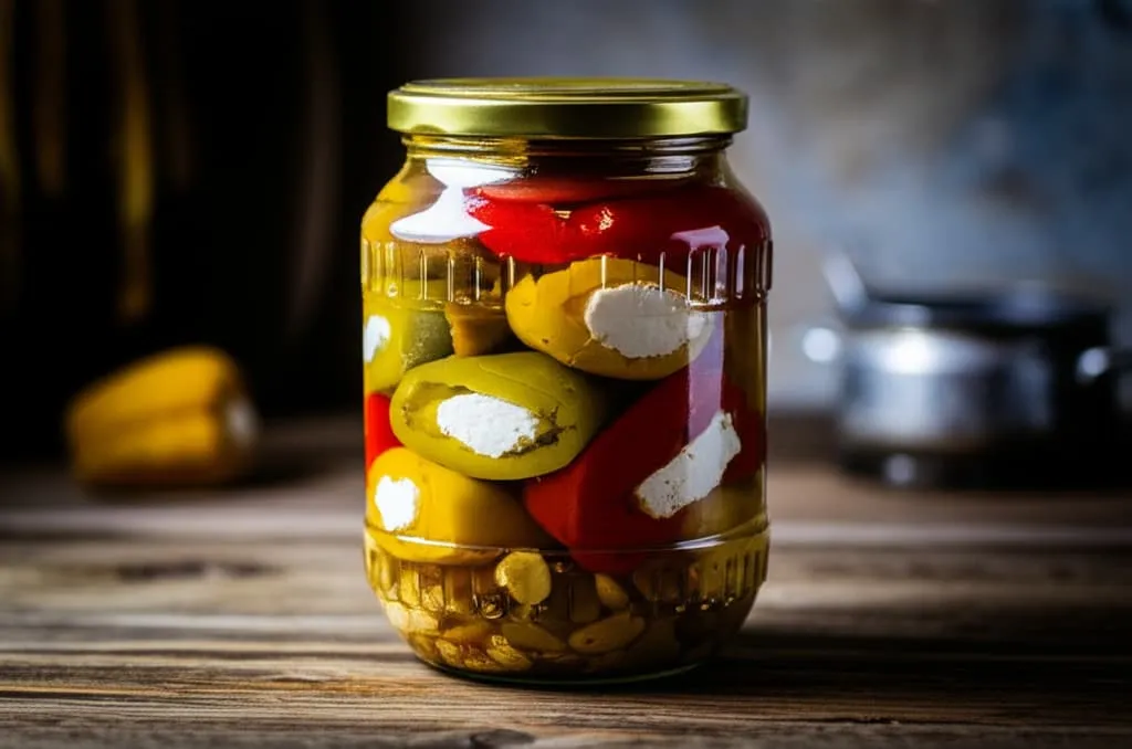 Speca Turshi Të Shtruar Me Gjizë – Mënyra Më E Mirë E Përgatitjes Në Shtëpi - recetë tradicionale shqiptare salcë & turshi