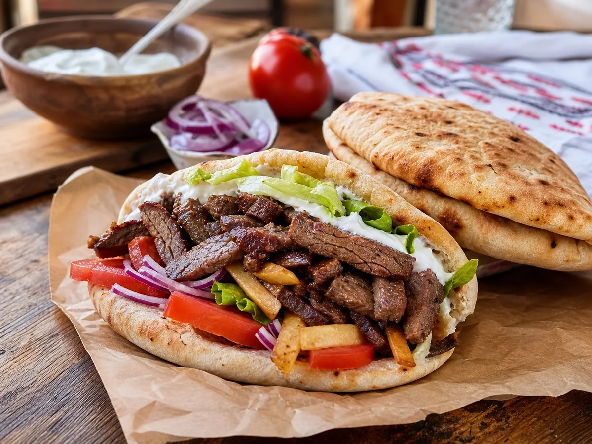 Sufllaqe me Mish, Pite dhe Salcë Kosi Shtëpie - recetë tradicionale shqiptare 