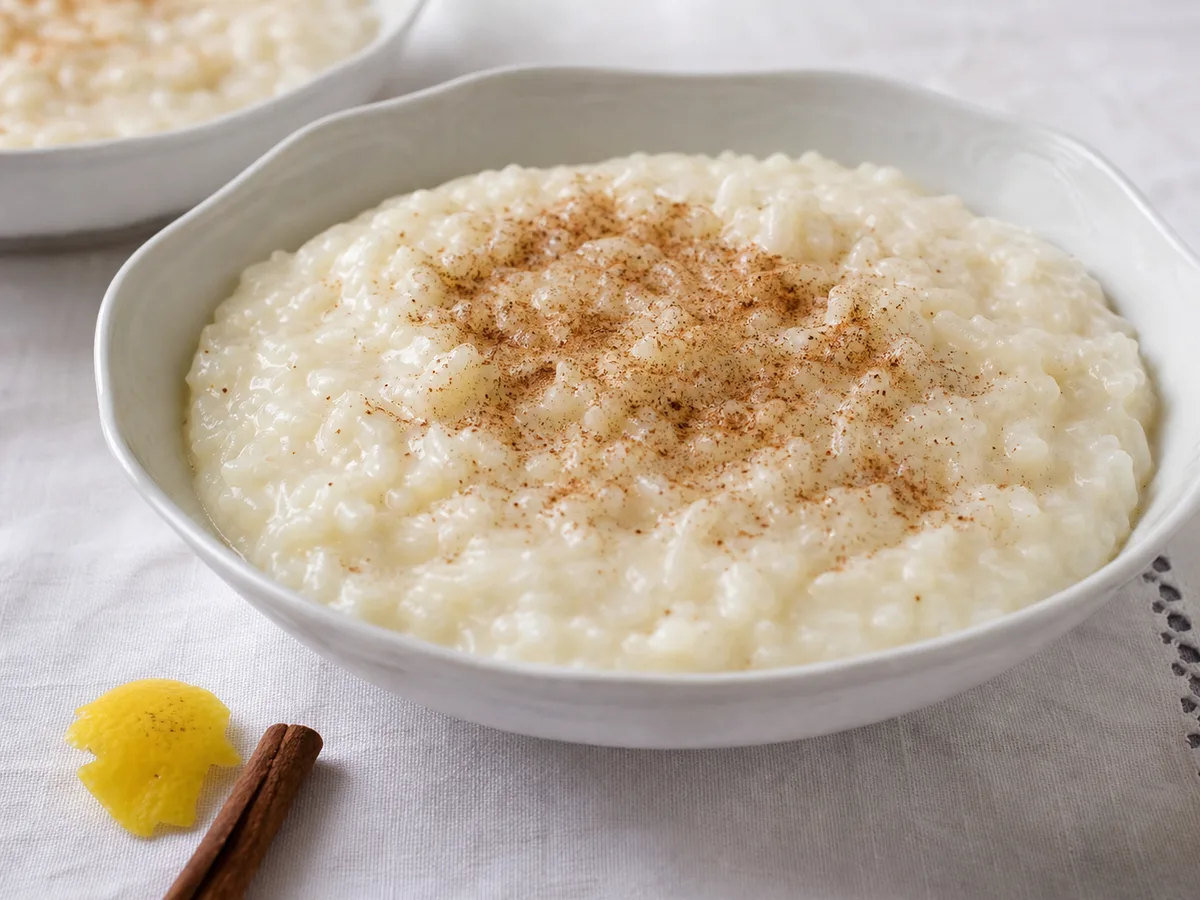 Sultjash me Qumësht, Oriz dhe Kanellë - recetë tradicionale shqiptare ëmbëlsira nga Shqipëri