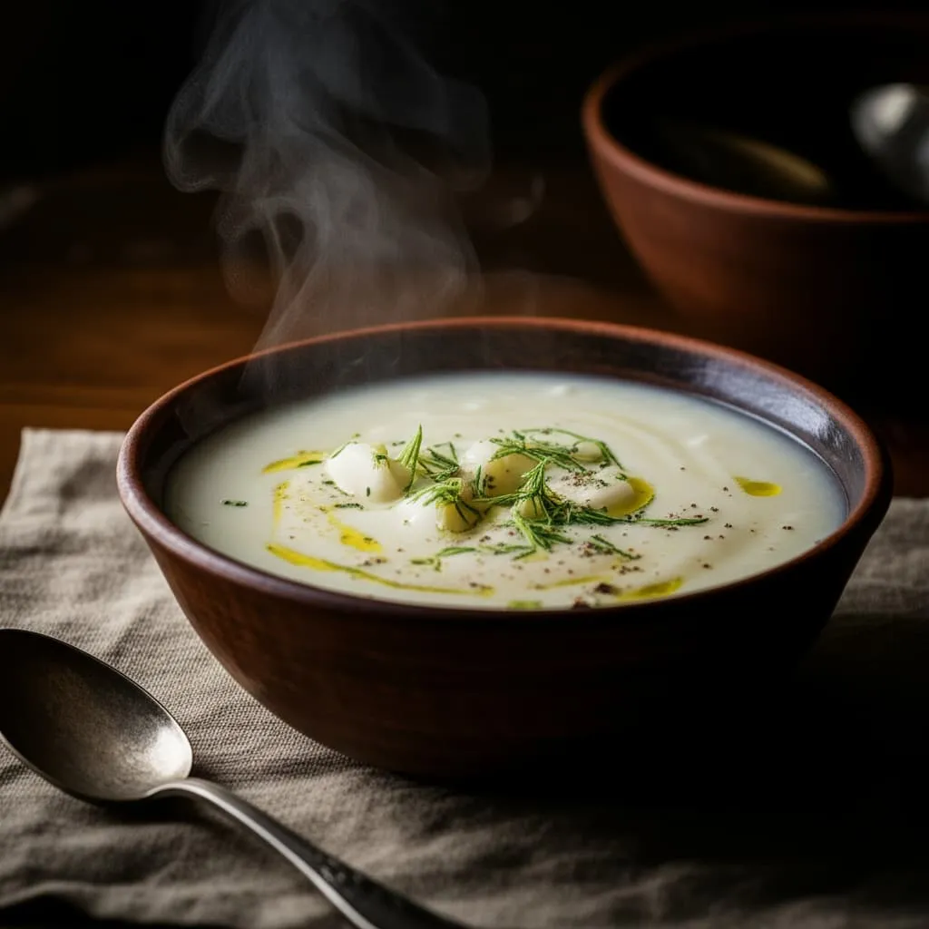 Supë Kremoze me Finok dhe Patate – Perfekte për Dimrin - recetë tradicionale shqiptare supa