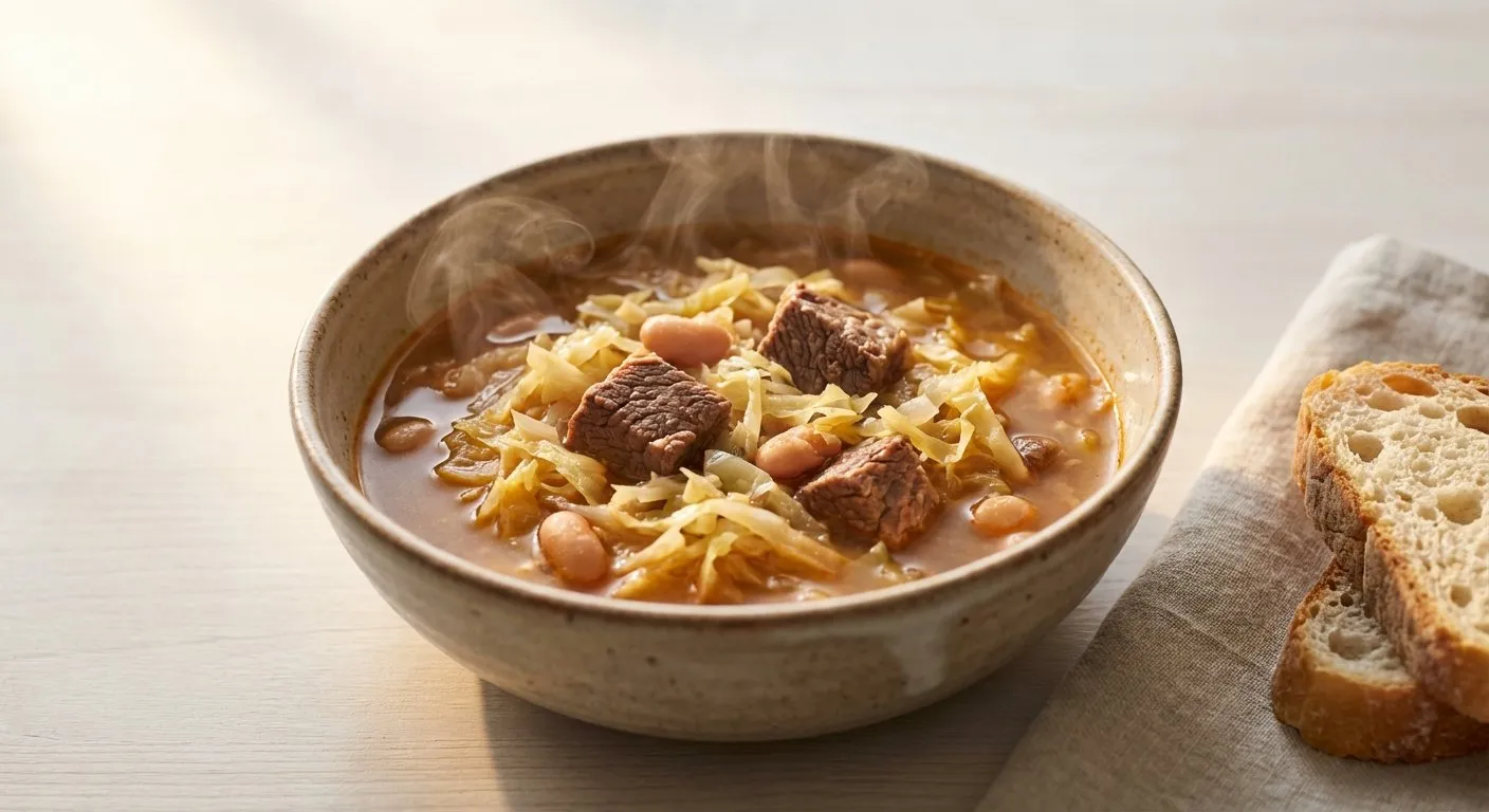 Supë Lakre me Mish – Recetë Dimri - Recetë tradicionale shqiptare