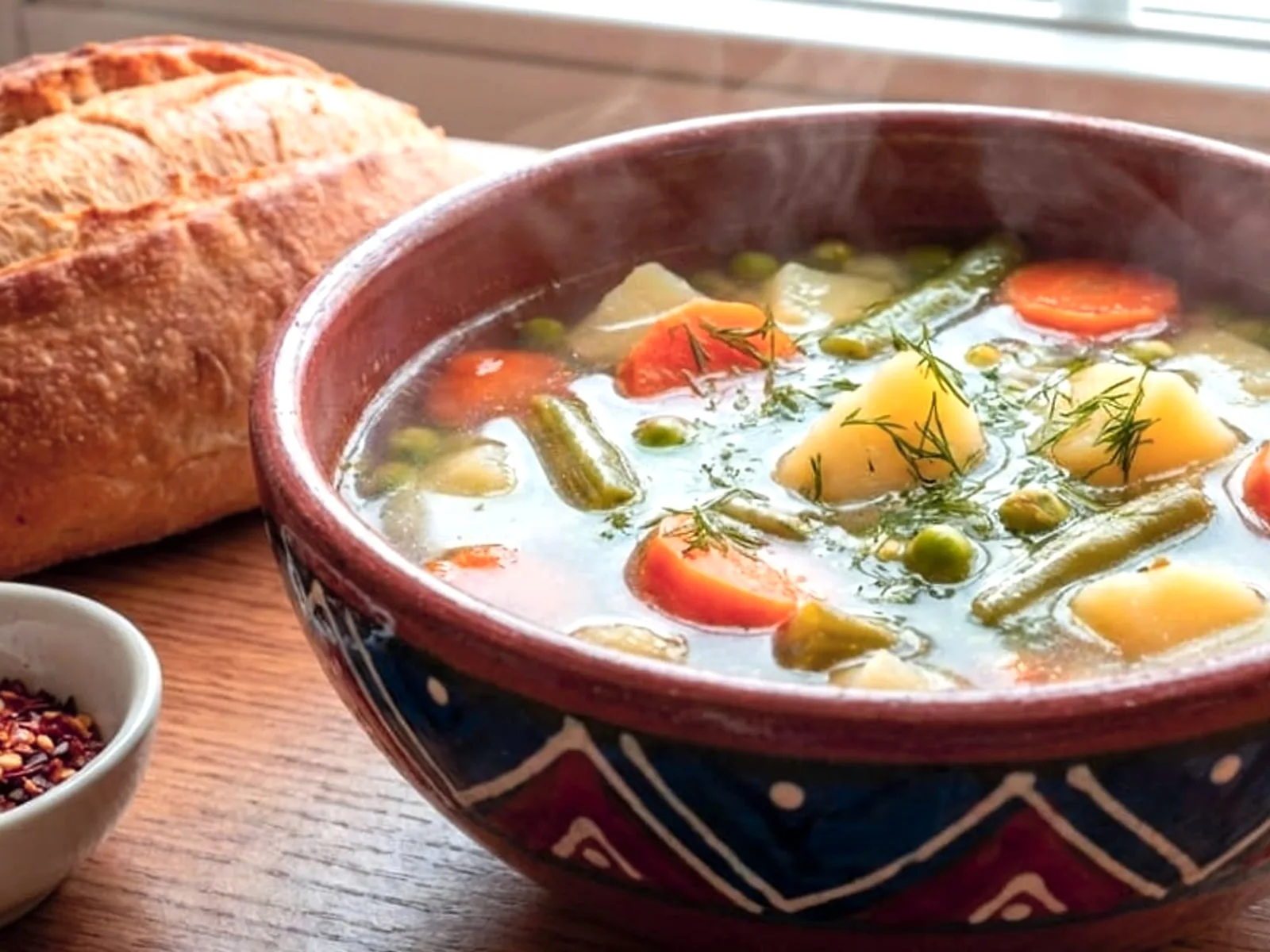 Supe me Kos e Lëng Mishi - recetë tradicionale shqiptare supa nga Shqiperi