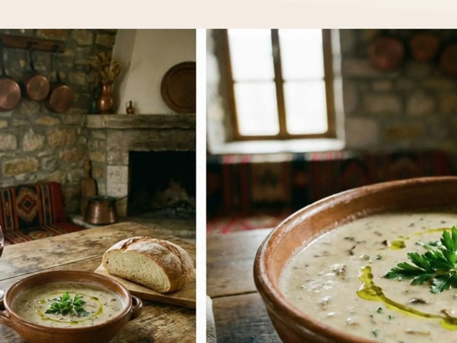 Supë me Perime pa Mish - recetë tradicionale shqiptare supa nga Shqiperi