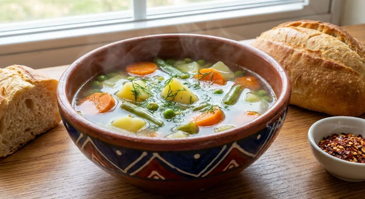 Supe me Perime - Receta e Shendetshme - recetë tradicionale shqiptare supa nga Shqiperi