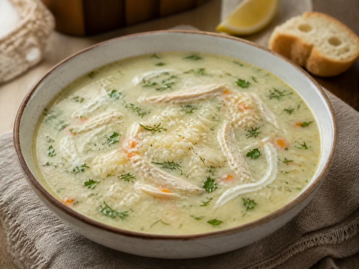 Supë Pule me Kos dhe Vezë, pa u Prerë - recetë tradicionale shqiptare supa nga Shqipëri