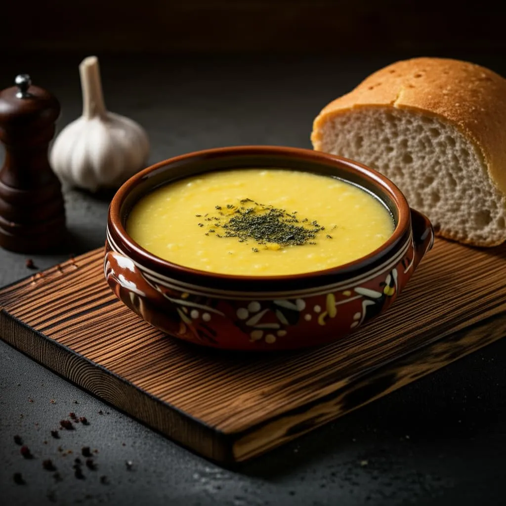 Supë Pule me Miell Misri (Harapash) - recetë tradicionale shqiptare supa