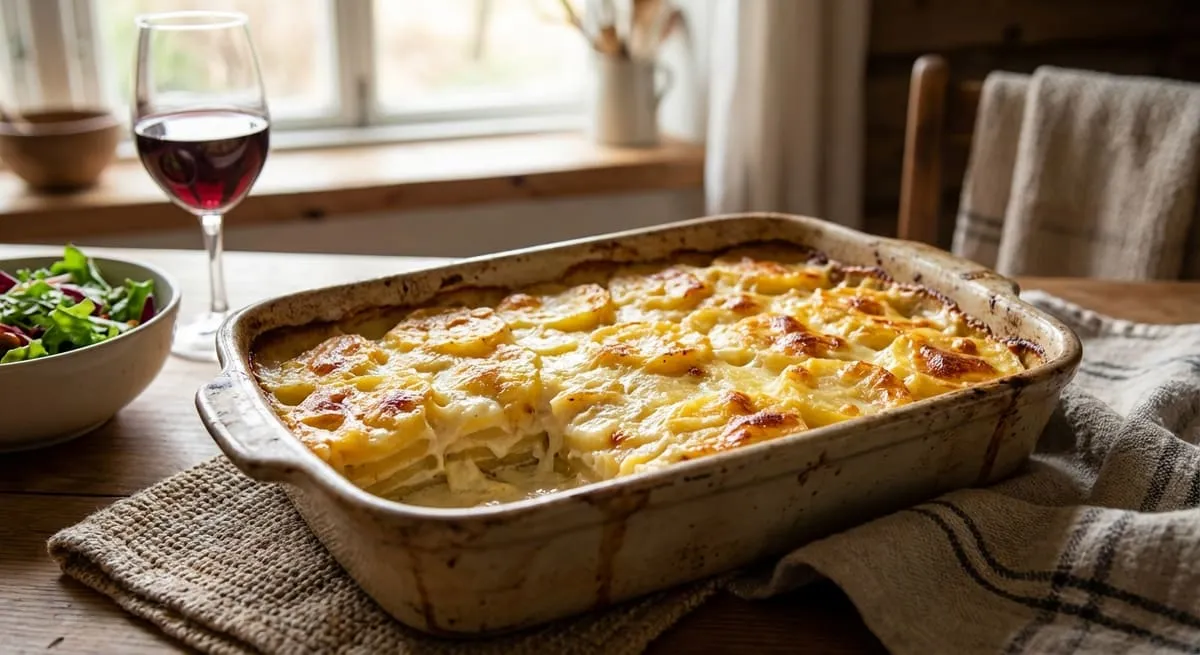 Tave me Patate dhe Djathe ne Furre