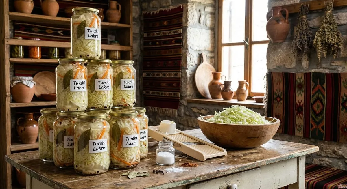 Turshi me Laker te Bardhe - recetë tradicionale shqiptare salcë & turshi nga Shkoder