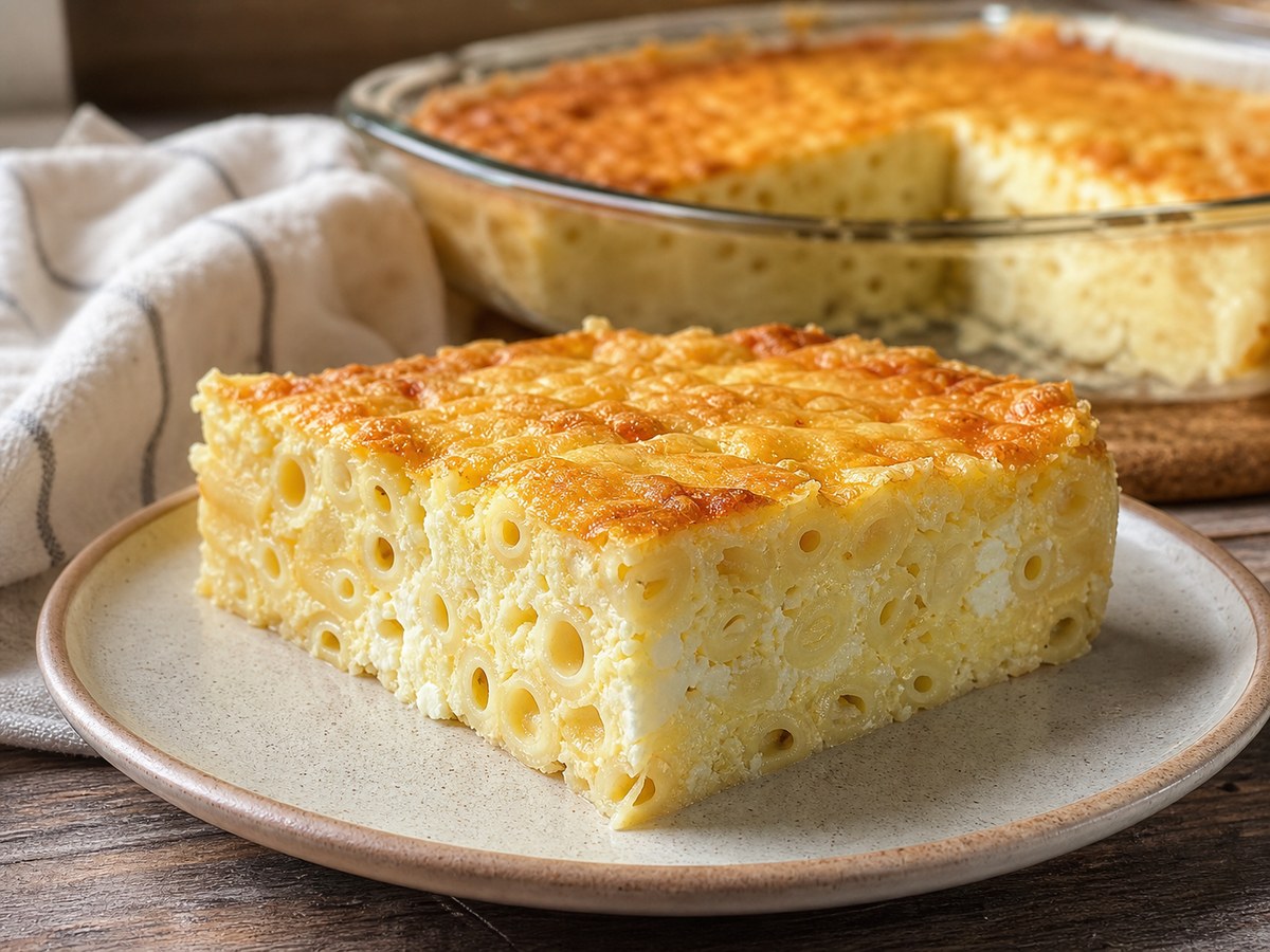 Pastiço me Qumësht, Vezë dhe Djathë në Furrë - 