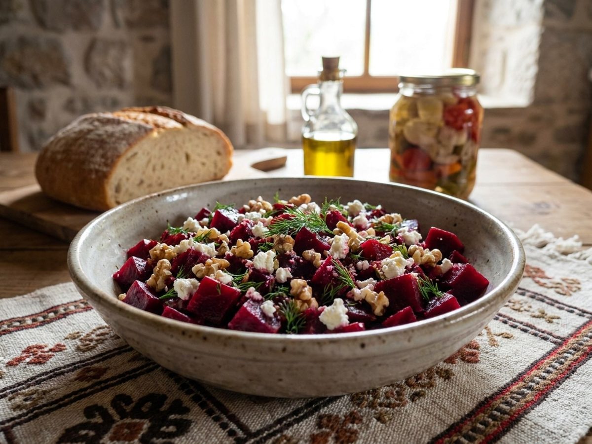 Sallatë me Panxhar dhe Kopër - Sallatë